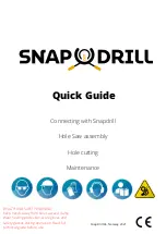 Предварительный просмотр 1 страницы SNAP DRILL SD114 Quick Manual