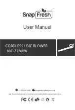 Preview for 1 page of Snap Fresh BBT- ZE20BW User Manual