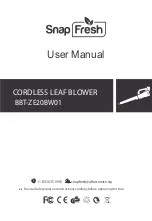 Preview for 1 page of Snap Fresh BBT-ZE20BW01 User Manual