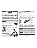 Предварительный просмотр 8 страницы Snap-On 1800 PSI ELECTRIC PRESSURE WASHER Instruction Manual