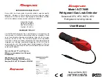 Preview for 1 page of Snap-On ACT760B User Manual