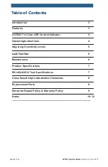 Preview for 2 page of Snap-On ACT925 Operator'S Manual