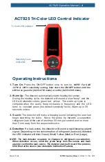 Preview for 4 page of Snap-On ACT925 Operator'S Manual