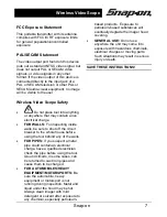 Preview for 7 page of Snap-On BK5500W User Manual