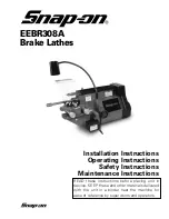 Snap-On EEBR308A Installation Instructions Manual preview