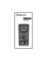 Preview for 1 page of Snap-On EEDM504D Instruction Manual