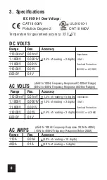 Preview for 8 page of Snap-On EEDM575D Operating Instructions Manual