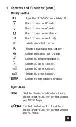 Preview for 13 page of Snap-On EEDM575D Operating Instructions Manual