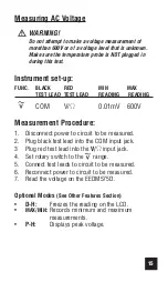 Preview for 15 page of Snap-On EEDM575D Operating Instructions Manual