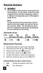 Preview for 16 page of Snap-On EEDM575D Operating Instructions Manual