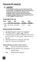 Preview for 18 page of Snap-On EEDM575D Operating Instructions Manual