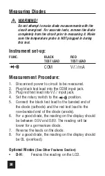 Preview for 20 page of Snap-On EEDM575D Operating Instructions Manual