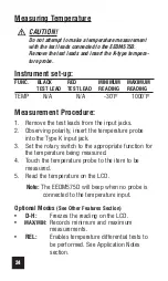 Preview for 24 page of Snap-On EEDM575D Operating Instructions Manual