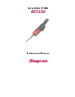 Snap-On EETA308D Reference Manual предпросмотр