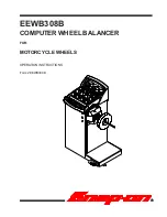 Preview for 1 page of Snap-On EEWB308B Operation Instructions Manual