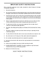 Preview for 4 page of Snap-On EEWB308B Operation Instructions Manual