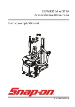 Предварительный просмотр 27 страницы Snap-On EEWH315A Operation Instructions Manual