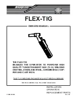 Snap-On FLEX-TIG Owner'S Manual preview