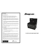 Предварительный просмотр 1 страницы Snap-On KRA4059 CHEST Instructions