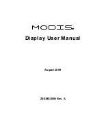 Предварительный просмотр 1 страницы Snap-On MODIS User Manual