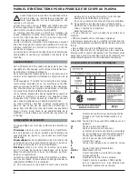 Preview for 8 page of Snap-On Plasma25 Operating Instructions Manual