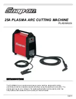 Snap-On PLASMA30i User Manual preview
