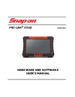 Предварительный просмотр 1 страницы Snap-On PRO-LINK EDGE Hardware User Manual