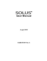 Preview for 1 page of Snap-On Solus User Manual