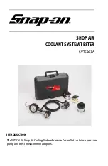 Предварительный просмотр 1 страницы Snap-On SVTS263A Manual