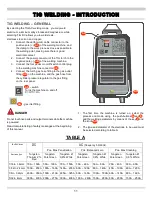 Предварительный просмотр 12 страницы Snap-On TIG 150i User Manual