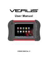 Предварительный просмотр 1 страницы Snap-On VERUS User Manual