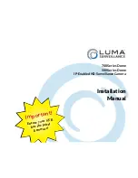 Предварительный просмотр 1 страницы SnapAV Luma 500 series Installation Manual