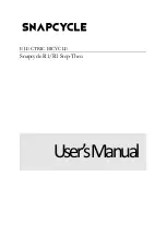 Preview for 1 page of SNAPCYCLE R1 User Manual