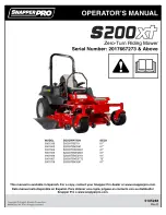 Preview for 1 page of Snapper Pro 5901280 Operator'S Manual