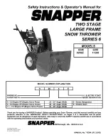 Предварительный просмотр 26 страницы Snapper 11306 Safety Instructions & Operator'S Manual