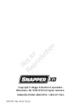 Preview for 108 page of Snapper 1688022 Owner'S Manual