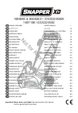 Snapper 1688055 User Manual preview