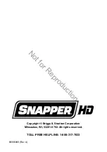 Предварительный просмотр 21 страницы Snapper 1688072 Owner'S Manual