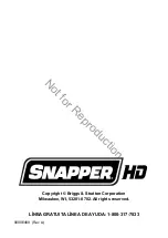 Предварительный просмотр 66 страницы Snapper 1688072 Owner'S Manual