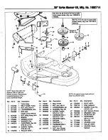 Preview for 1 page of Snapper 1692714 Parts List