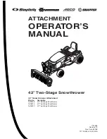 Snapper 1694238 Operator'S Manual preview
