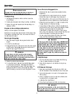 Предварительный просмотр 10 страницы Snapper 1694403 Operator'S Manual