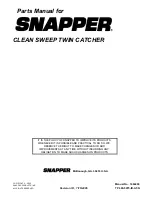 Предварительный просмотр 18 страницы Snapper 1694498 Parts Manual