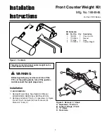 Snapper 1694946 Installation Instructions предпросмотр