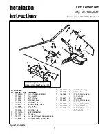 Предварительный просмотр 1 страницы Snapper 1694947 Installation Instructions