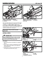 Предварительный просмотр 2 страницы Snapper 1694947 Installation Instructions