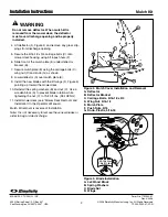 Preview for 2 page of Snapper 1694955 Installation Instructions