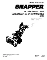 Snapper 1696000 Parts Manual preview