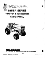 Preview for 46 page of Snapper 1855A Series Parts Manual