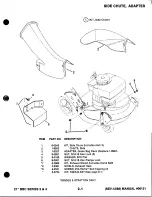 Предварительный просмотр 7 страницы Snapper 21" Series Parts Manual